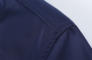 Veste décontractée urbaine pour homme, veste bomber, intérieur doux, coupe confortable, construction légère, coutures durables, finition élégante - Product Image 4