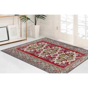 Alfombra Kilim con Diseño Geométrico Turco Impresa en 3D, Decoración de Oficina, Alfombra Suave con Pelo Largo - Product Image 2