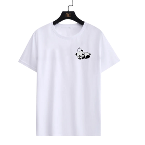 เสื้อครอปผ้าฝ้าย100% ใส่สบายสำหรับผู้หญิงเสื้อฟิตเนสแขนสั้นธรรมดาพิมพ์โลโก้ได้ตามต้องการ - Product Image 3