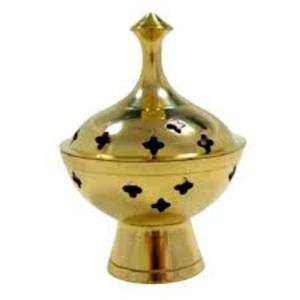 Brass Antique <b>Incense</b> Stand Portable Vintage Style Excellent <b>Incense</b> Burner and <b>Incense</b> Holder Aroma Diffuser 100% Rust Free - Product Image 2