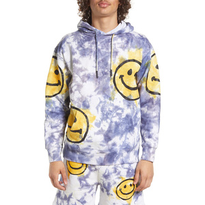 Sudadera con Capucha Casual para Hombre, de Invierno, Cómoda, de Forro Polar, Poliéster/Algodón, Antipelusas, Transpirable, con Estampado Digital y Cuentas - Product Image 1