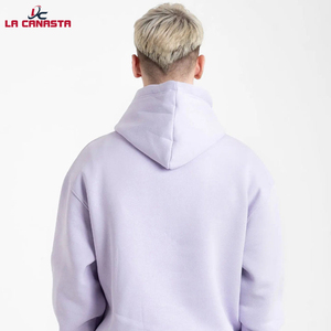 Haute qualité 500gsm poids lourd pull à capuche français Terry sweats à capuche goutte épaule sans cordes lourd surdimensionné hommes sweats à capuche - Product Image 5