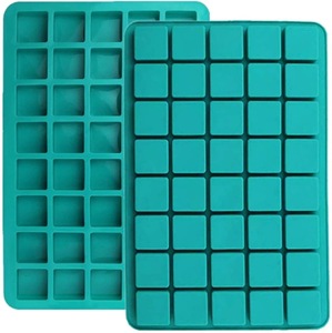 Molde de silicona cuadrado de 40 cavidades para caramelo, trufas de Chocolate, bombas de grasa, cubos de hielo de whisky, Fondant y caramelo duro hechos a mano - Product Image 1