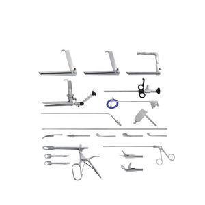 Ensemble de laryngoscopie auto-retenant rigide à prix avantageux, instruments chirurgicaux ORL de haute qualité pour l'examen professionnel des voies respiratoires - Product Image 3