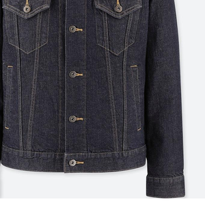 Vestes en jean décontractées pour hommes grandes tailles, utilisation en extérieur en hiver, décoration à boutons, vente en gros disponible - Product Image 2