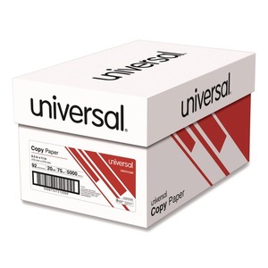 Universel 20 Lbs. Poids du lien 8,5 pouces X 11 In. Papier copie blanc brillant - 92 Copie 40/Palette - Product Image 4