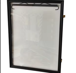 Chất lượng cao tự làm khung gỗ hiển thị hộp Bóng Treo Tường 3D kính rõ ràng trường hợp cho bóng chày Jersey Acrylic đứng - Product Image 5