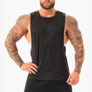 เสื้อกล้ามผู้ชายผ้าฝ้าย100% สไตล์แฟชั่นใหม่2024เข้ายิม - Product Image 4