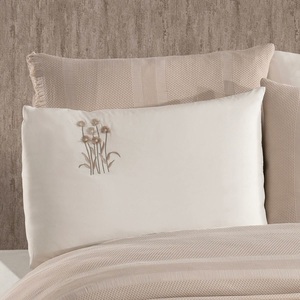 Juego de 7 Piezas Guzide Amara Cappuccino, Juego de Pijamas Personalizado, Clásico y Lujoso para el Hogar, 100% Chenilla Orgánica Tejida a Rayas, Lavable - Product Image 2