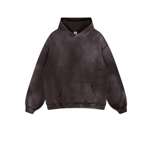 Sudaderas con Capucha para Hombre de Alta Calidad, Lavado Ácido, Servicio OEM, 100% Algodón, Secado Rápido, Color Sólido, Colores y Logotipo Personalizables - Product Image 2