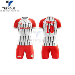 Nueva Llegada, Conjuntos de Uniformes de Fútbol Unisex, la Mejor Calidad, Hechos a Medida, Transpirables, 100% Poliéster, Nombre del Equipo Personalizado, Entrenamiento Deportivo - Product Image 3
