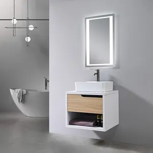 supplier surface economical particle board bathroom vanity for small bathrooms mirror bathroom mount wall vanity units mirrors