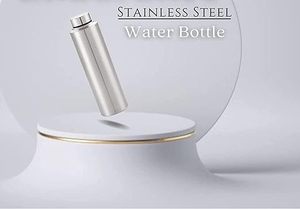100% Pure Stainless Steel <b>Metal</b> <b>Bottle</b> <b>with</b> Leak-Proof and Joint-Free Design Includes <b>Straw</b> for Outdoor Use and Water Storage - Product Image 3