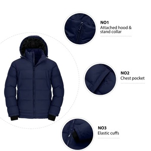 2025 High Quality Hooded Winter Bubble Puffer <b>Jacket</b> for <b>Men</b> Warm Outdoor Regular <b>Lightweight</b> Waterproof Breathable - Product Image 4