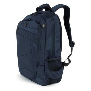 Sac à dos pour ordinateur portable LATO Eco 17 pouces en bleu noir - Sac à dos promotionnel - Product Image 2