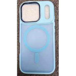 Funda Transparente con Anillo Magnético Azul para iPhone 18 Pro 2026, iPhone 17 Pro 2025 - Product Image 1