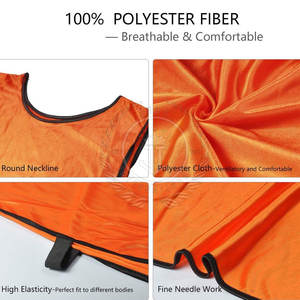 Veste d'entraînement de football pour hommes en gros d'usine, personnalisée, respirante, séchage rapide, 100% polyester, veste en maille - Product Image 5