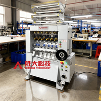 Machine à tisser à aiguilles sans navette SHENGDA pour tissus textiles, ruban tissé, ruban de rideau, lacet de chaussure, cordon solide, ceinture élastique, corde, machine à tresser
