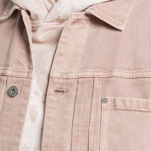 Veste en jean Streetwear pour hommes à capuche de haute qualité conçue sur mesure avec décoration en fourrure de tissu léger manteau d'hiver le plus vendu - Product Image 5