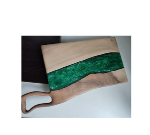 เขียงเรซินและเขียงไม้อีพ็อกซี่เรซิ่นสีเขียว - Product Image 1