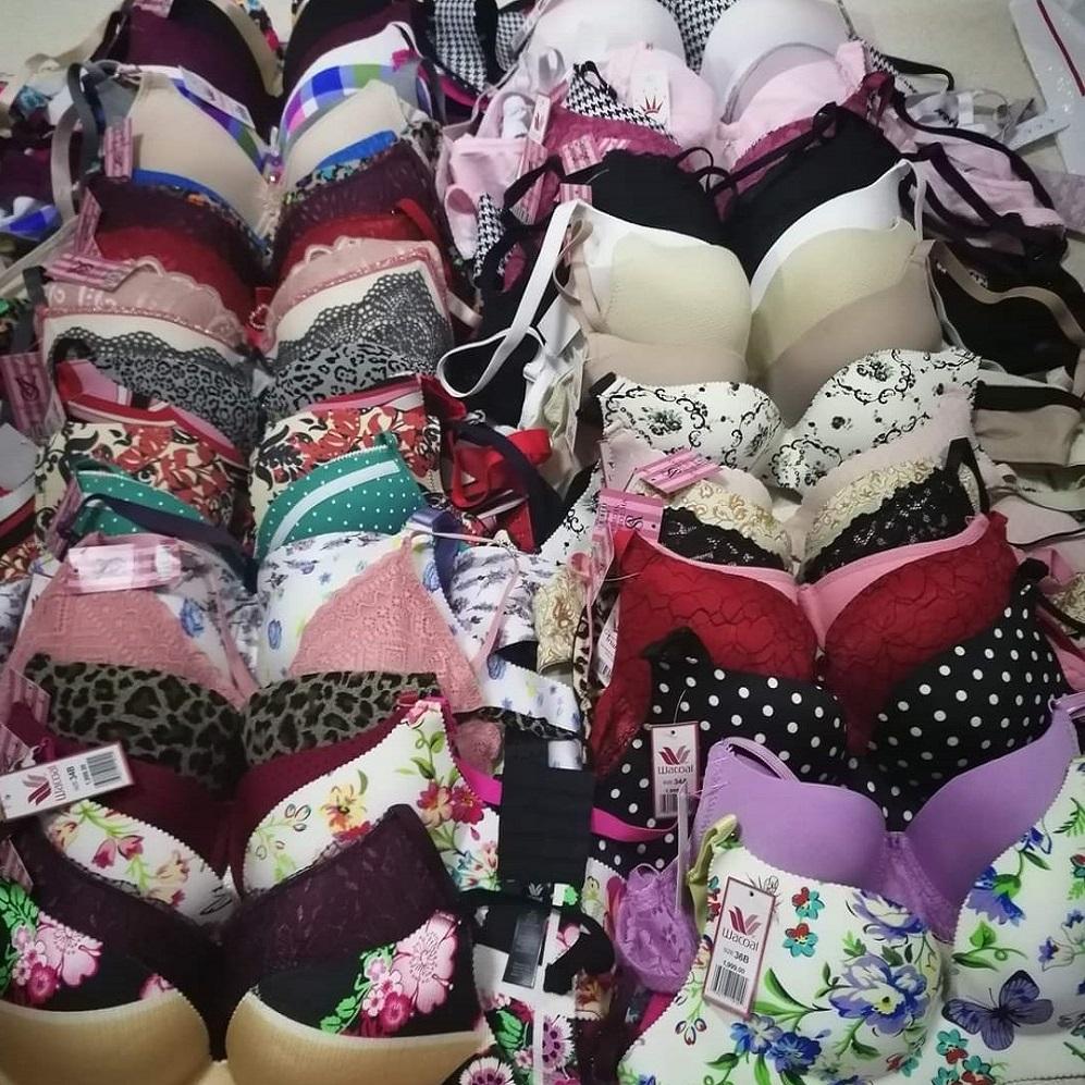 Plus Sizes Ladies Push-up Half Cup Bra Mixed Leftover Underwear Lace Briefs Cheap Price Bulk Lady Bras Apparel Stock Bra Sets