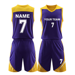 Uniforme de baloncesto de buena calidad a precio razonable, cantidad a granel, estampado por sublimación, uniforme de baloncesto unisex - Product Image 1