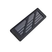 Handisen HDS-SC01-2 1 M.2 SSD Casing Aluminium USB 3.2 NVME NGFF Mendukung Pelindung Silikon untuk Ukuran 2230/2242/2260/2280