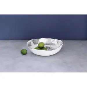 Bol en laiton fait main avec motif végétal de style américain Finition en bronze antique pour décor de fête-Emballage en vrac plaqué coffre-fort - Product Image 2