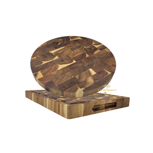 Planche à découper en teck massif, résistante à l'humidité et durable, accessoire de cuisine - Product Image 1