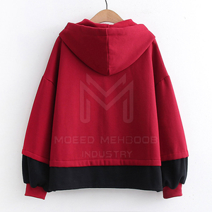 OEM Custom New Design Women's Hoodies Style confortable et décontracté avec col à capuche pour l'hiver Logo avant Position bas quantité minimale de commande - Product Image 2