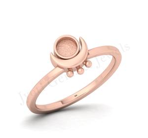 เครื่องประดับอัญมณีสำหรับผู้หญิงแหวนเงินกึ่งสำเร็จรูปสำหรับ2025ขนาด6มม. ขายส่งปรับแต่งได้ตามต้องการ - Product Image 3