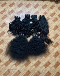 เครื่องยืดผมลอนแบบเรมี่สำหรับเด็กผม100% แบบม้วนสองชั้นสำหรับต่อผมลอนแบบไม่ผ่านกระบวนการพร้อมใช้งาน - Product Image 5