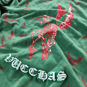 Sweat à capuche 100% coton surdimensionné imprimé bouffant 3d personnalisé de fabricant de haute qualité - Product Image 3