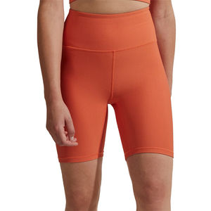 Haute qualité 2025 été taille haute Yoga pantalon solide entraînement Shorts bout à bout Leggings poches grande taille Shorts pour les femmes - Product Image 5