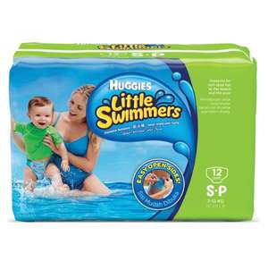 Paquete Premium al por Mayor de Pañales de Natación Huggies Little Swimmers, Suministro Duradero para Piscinas, Pañales para Bebés de Todos los Tamaños, Suaves y Cómodos - Product Image 6