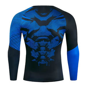 Wholesale <b>Long</b> Sleeve Gym Sublimation Printed Custom Logo Compression Gym Shirts Made In Pakistan Compression Shirts Men - Product Image 2