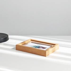 Double-Sided Spinning Photo Frame Wood Picture Frame for Table Desk Top Display - Product Image 2