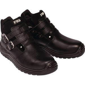 Botas de Seguridad de Cuero Vacuno Negro NORBERT S3 HRO EN20345, Talla 46 - Product Image 2