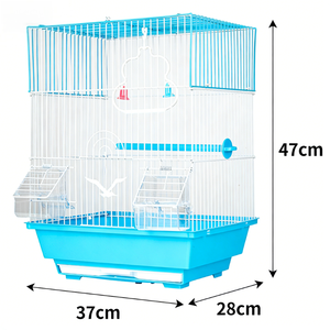 Popüler tasarım kuş yetiştiriciliği yuva katlanabilir demir tel taşınabilir kafes üreme kafesleri yüksek kaliteli büyük kuş kafesleri - Product Image 3