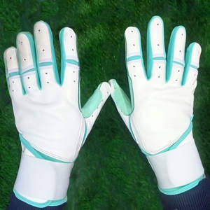 Best-seller Gants de Frappeur Baseball Softball Professionnel Antidérapant Strong Grip Cuir Jeunes Adultes Personnalisé OEM services - Product Image 4