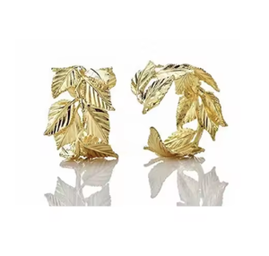 Anneaux de serviette personnalisés pour cadeau, fabriqués à la main, anneau en métal à fleurs pour fête de mariage, porte-serviettes de table d'hôtel, article le plus exigeant - Product Image 3