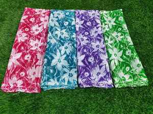 ผ้าซาติน georgette patta ไร้น้ำหนักห้าดาวพร้อมเสื้อ Saree ผ้าที่มีคุณภาพดีที่สุด - Product Image 4