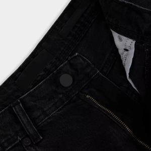 Oem-Short chic en denim déchiré pour homme, style urbain, décontracté, moyen, extensible, pour l'été - Product Image 4