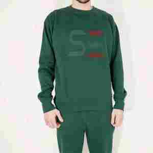 ชุดวอร์มแฟชั่นสำหรับผู้ชายชุดออกกำลังกายสีปะติด - Product Image 4