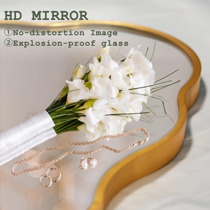 Modern Traditions 24x36 Inch Aluminium Metal Frame <b>Wall</b> Decors Customisable Minimalist Bathroom Mirrors Glass Material Wedding - Product Image 4