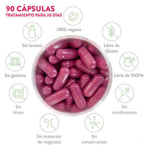 Bevanda integratore energetico rosso fico con magnesio e triptofano aiuta a ridurre la stanchezza e l'affaticamento dire addio all'esaurimento - Product Image 3