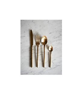 Juego de cubiertos de metal de acero inoxidable duradero y Apto para lavavajillas para comidas diarias en casa y servicio de comidas familiares - Product Image 3