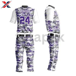 Meilleur prix de gros à la mode maillot de baseball imprimé par sublimation uniforme pour adultes - Product Image 3