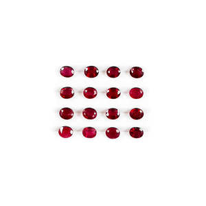 Rubis naturel de Bangkok, pierres précieuses en vrac, ovales calibrées 7x8mm 8x9mm, taille brillant, taille émeraude, taille coussin, taille poire, rouge créé en laboratoire - Product Image 2