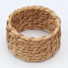 ห่วงรัดผ้าเช็ดปากทำจากหวายทำมือที่ใส่ผ้าทรงกลมตกแต่งได้ดีที่สุดปรับแต่งสีได้ใหม่ผ้าเช็ดปากใช้ในบ้านสำหรับงานแต่งงาน - Product Image 5